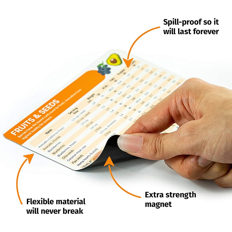 Customized Recipe Card of Food Fridge Magnetic view 4