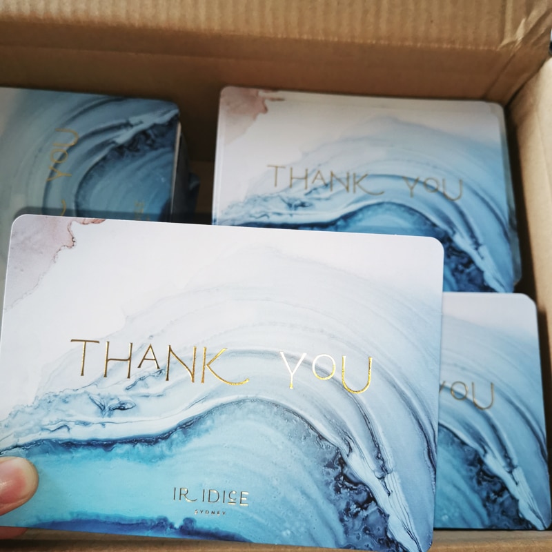 Customized business paper postcards view 3