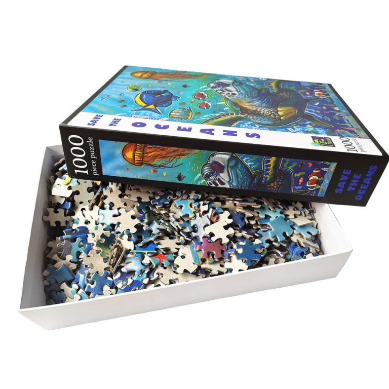 Customized children puzzle 1000 pieces — custom card printing