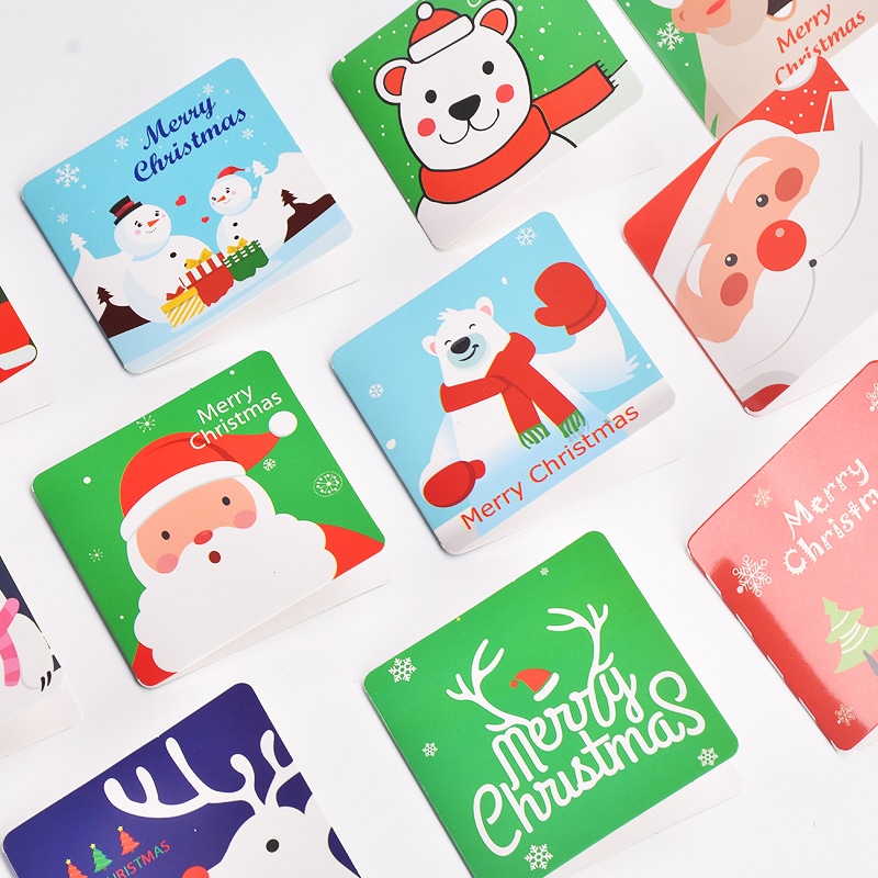 Customized holiday Greeting Postcards view 4
