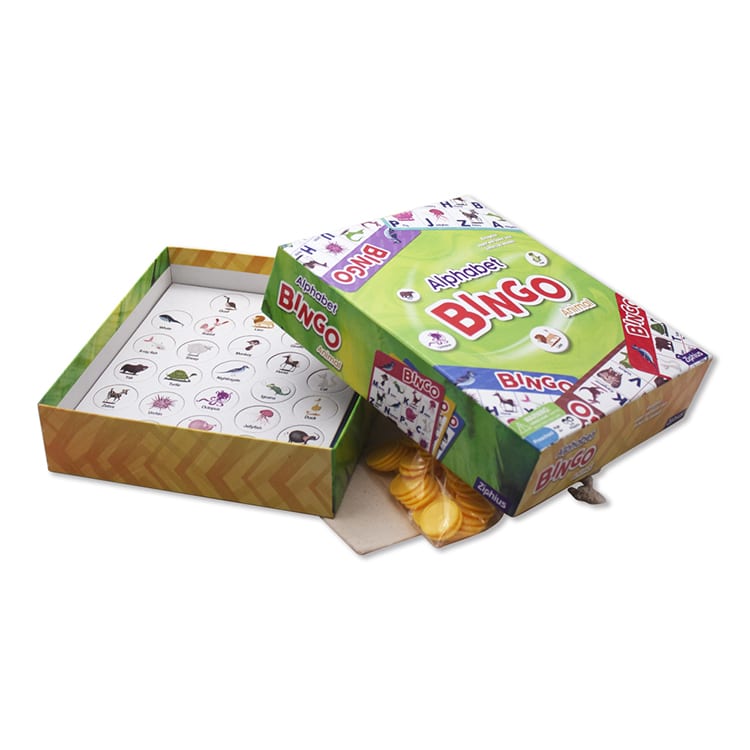 Customized kid Paper Bingo Card Board Game Set — custom card printing