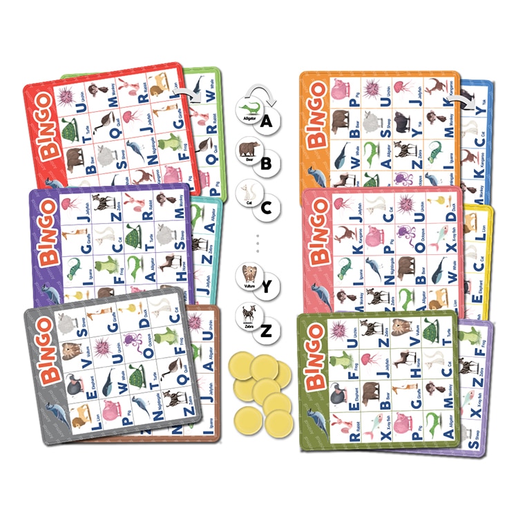 Customized kid Paper Bingo Card Board Game Set view 3