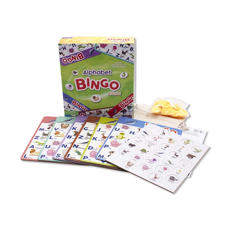 Customized kid Paper Bingo Card Board Game Set view 4