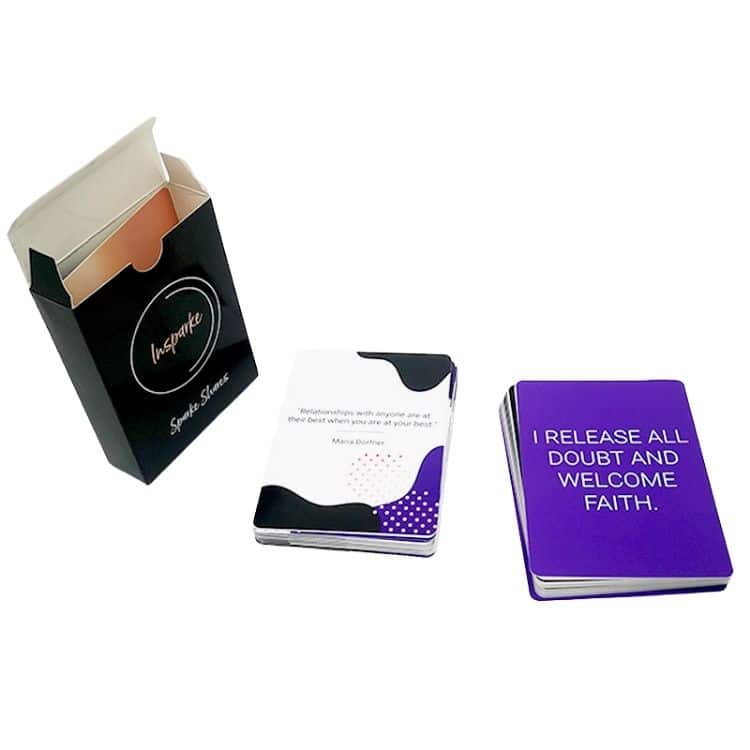 Customized kids self love affirmation cards — custom card printing