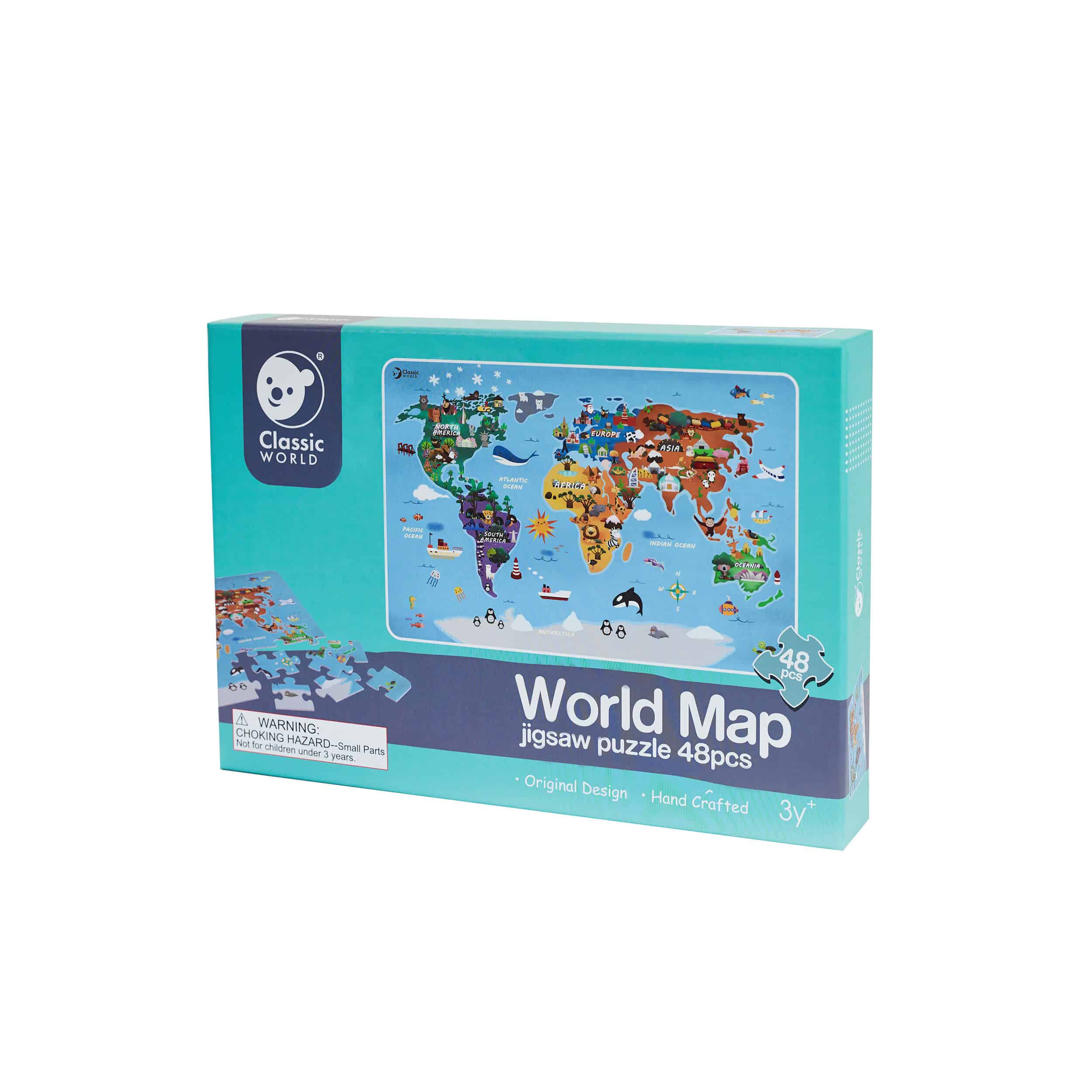Educational Map Jigsaw Puzzle view 2