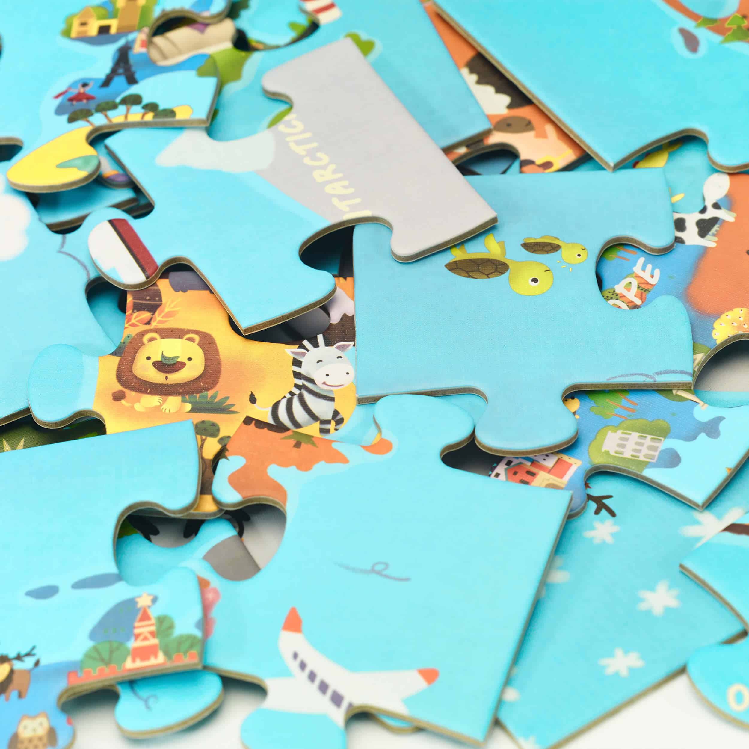Educational Map Jigsaw Puzzle view 3