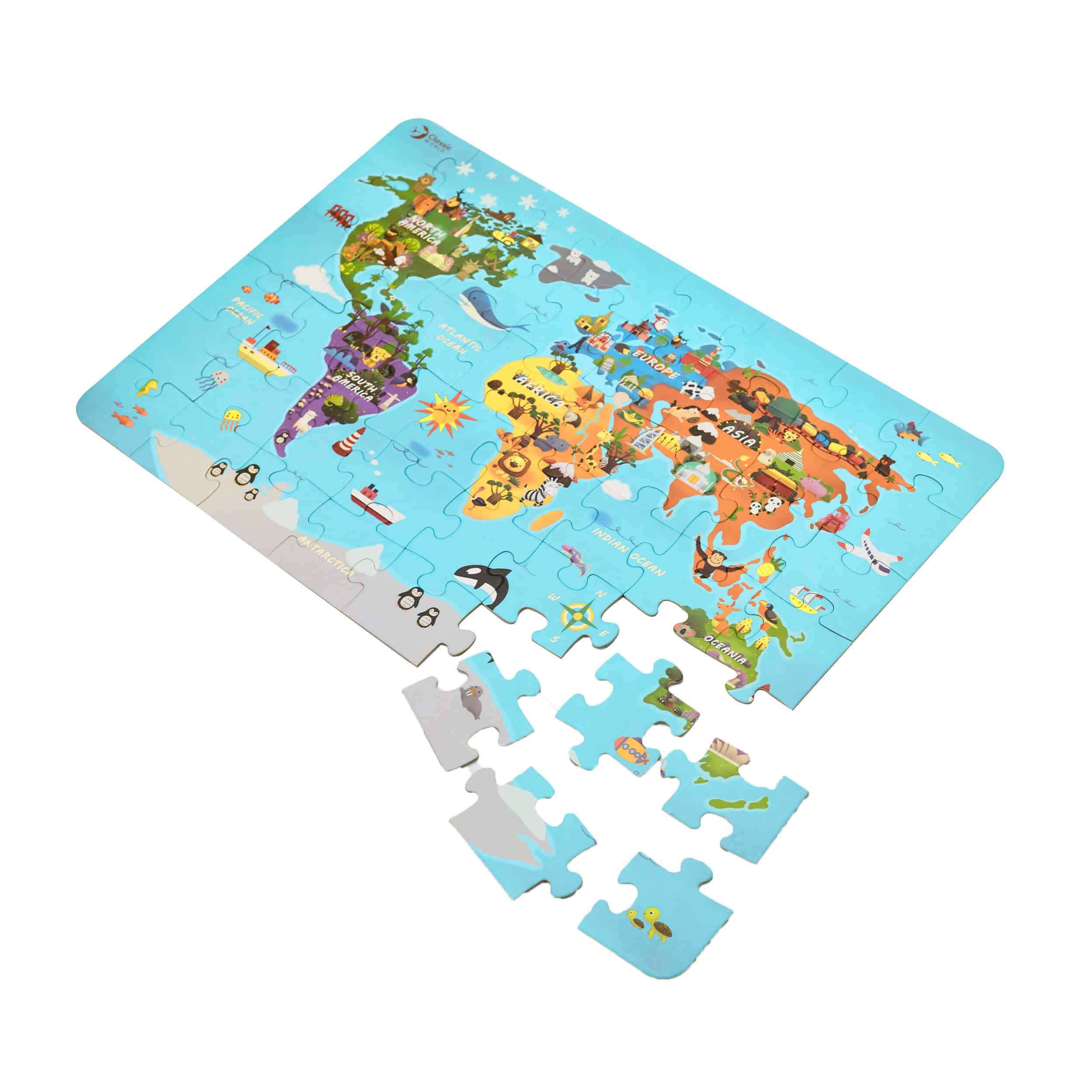 Educational Map Jigsaw Puzzle view 4