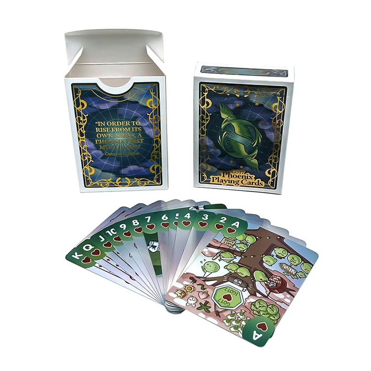 Factory Produced playing cards — custom card printing