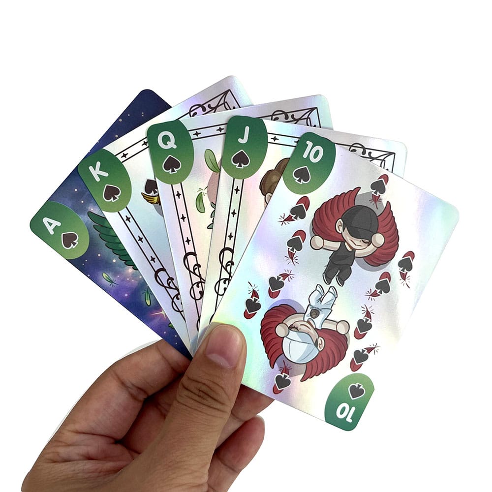 Factory Produced playing cards view 4