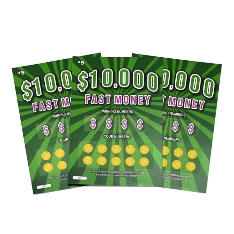 Full color printing of custom paper scratch cards — custom card printing