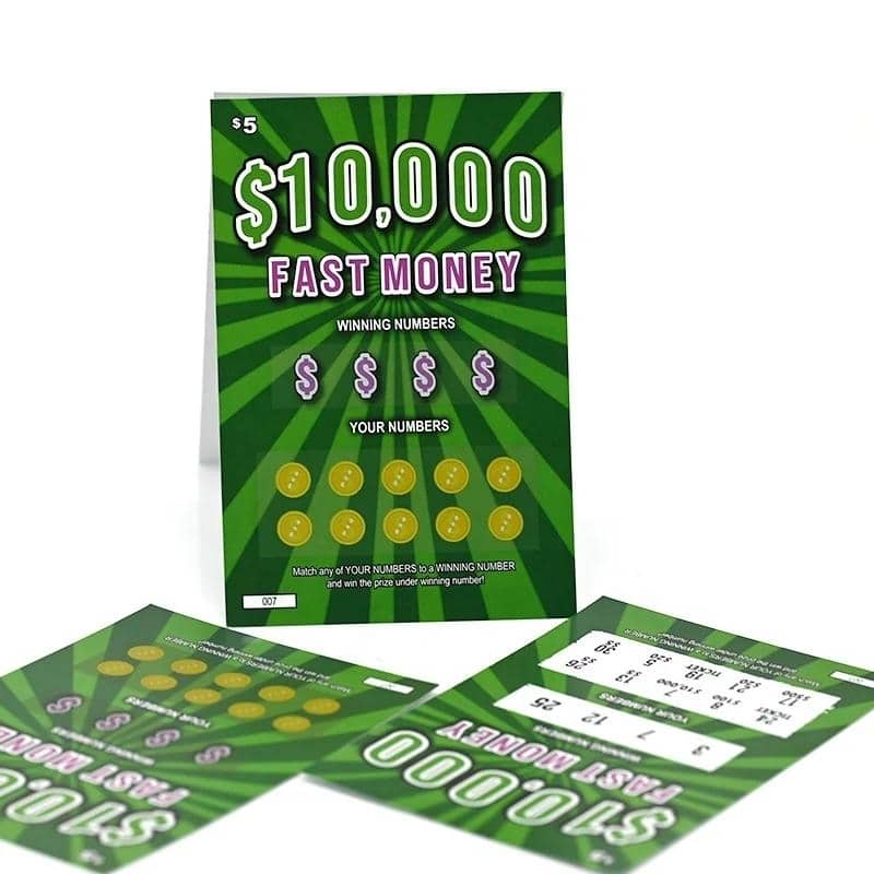 Full color printing of custom paper scratch cards view 3
