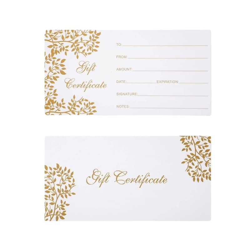 Gift certificates for custom hotels view 2