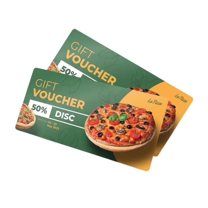 Gift voucher for full food reduction view 4
