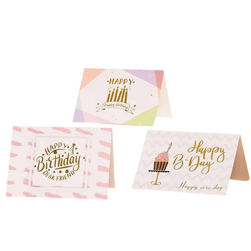 Gilding and printing birthday cards — custom card printing