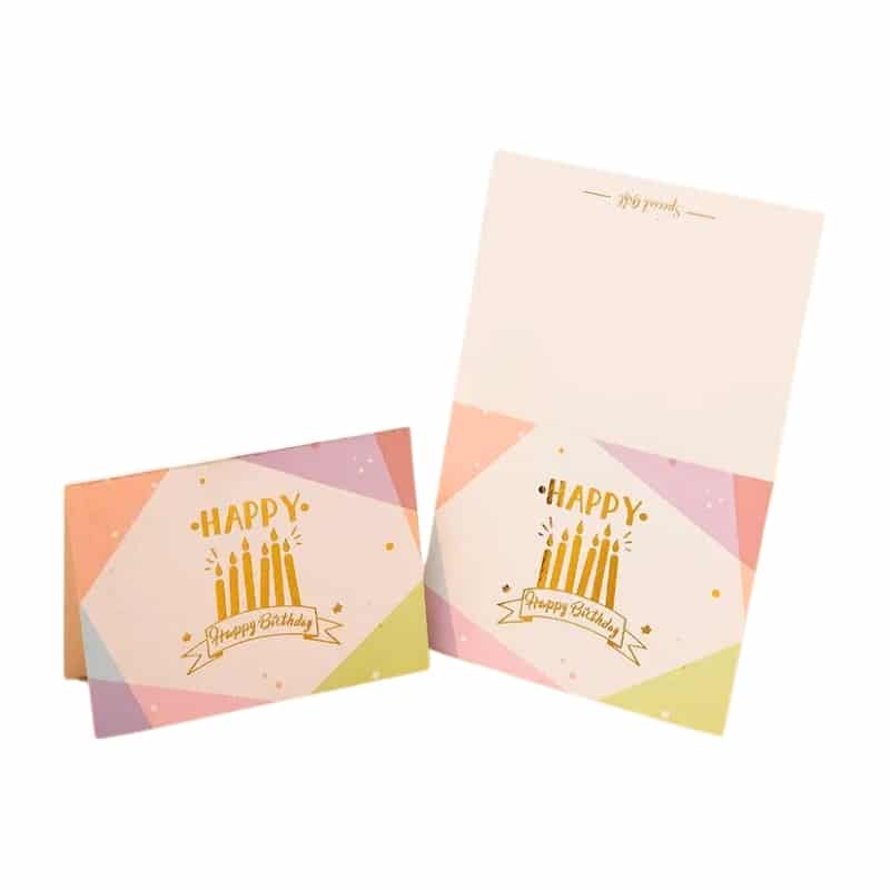 Gilding and printing birthday cards view 3