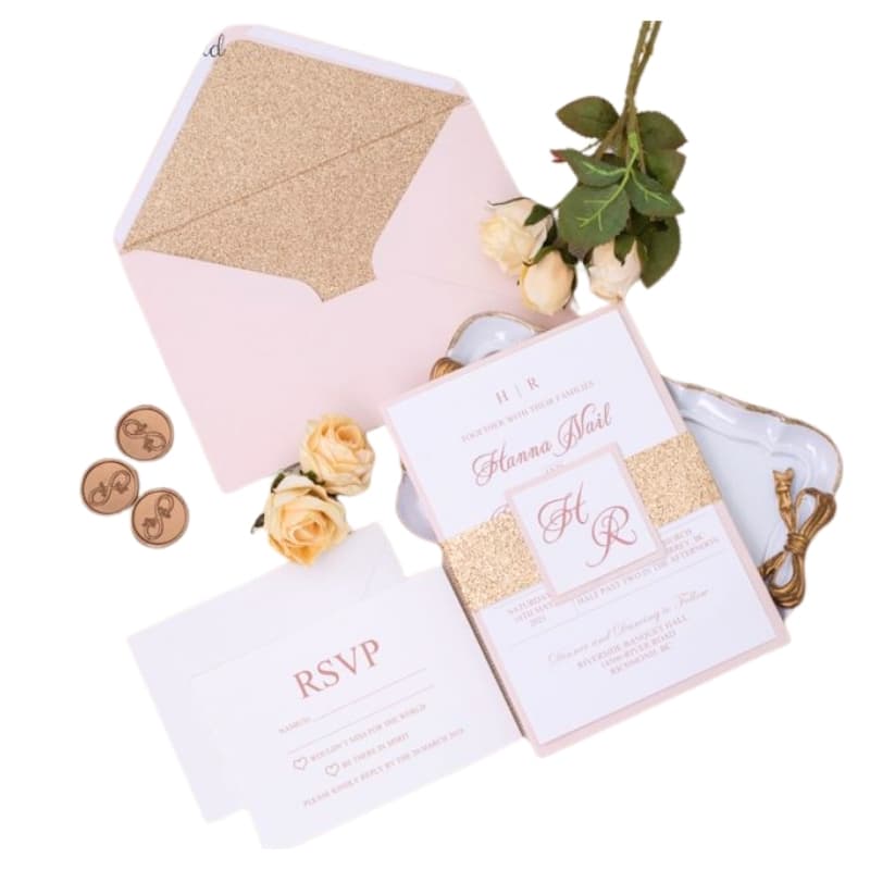 Gilding invitation card view 2