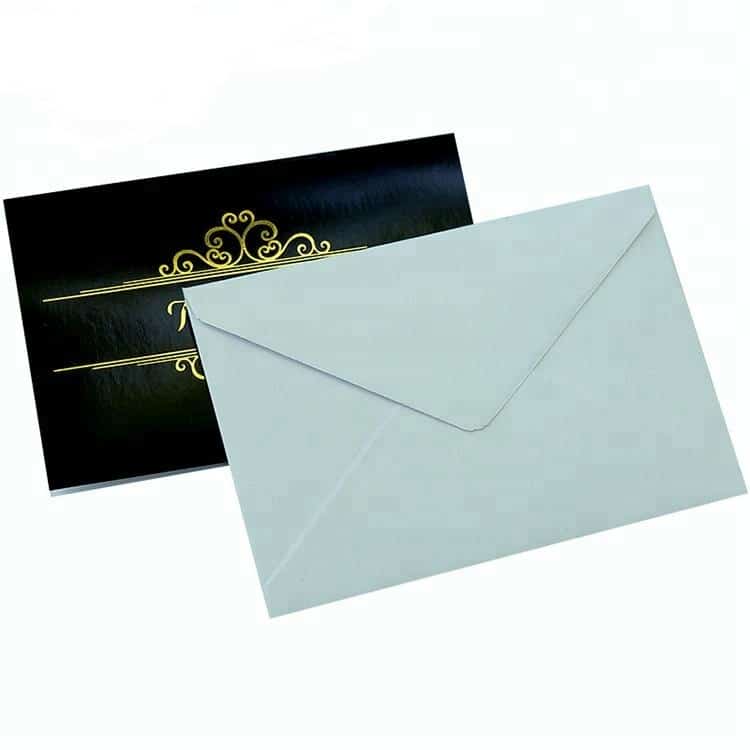 Gold Foil Wedding invitation card printing view 2