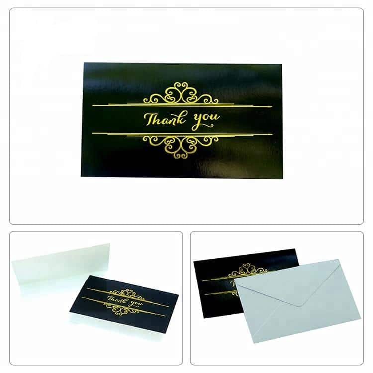 Gold Foil Wedding invitation card printing view 3