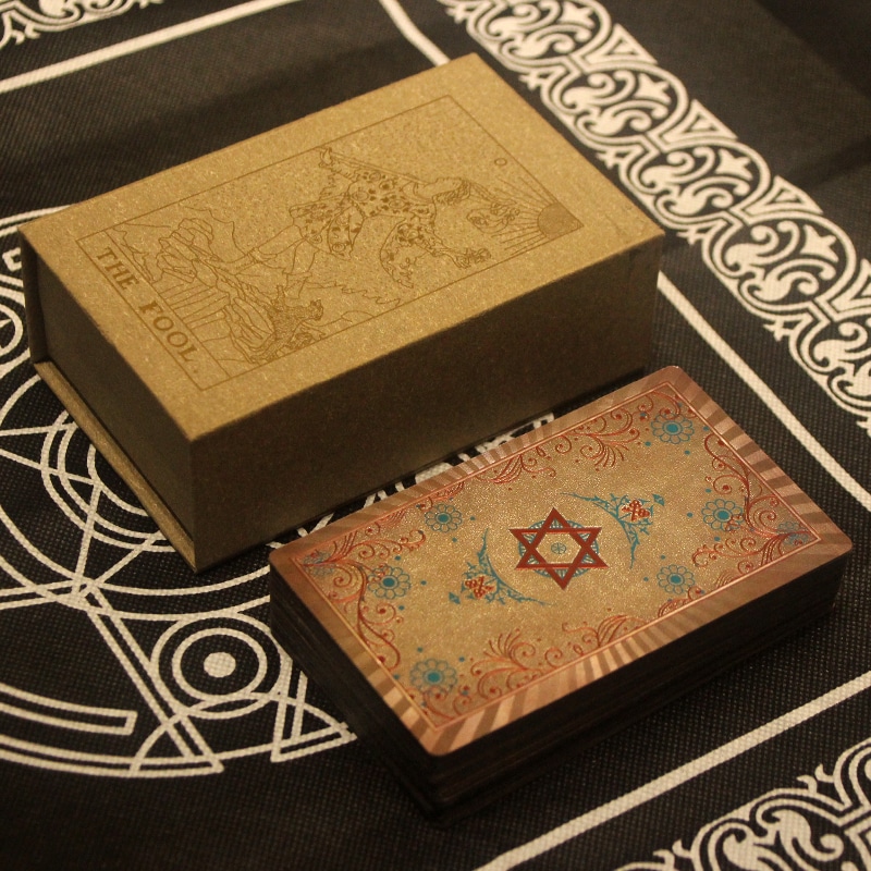 Gold Silver Edges Tarot card printing view 4