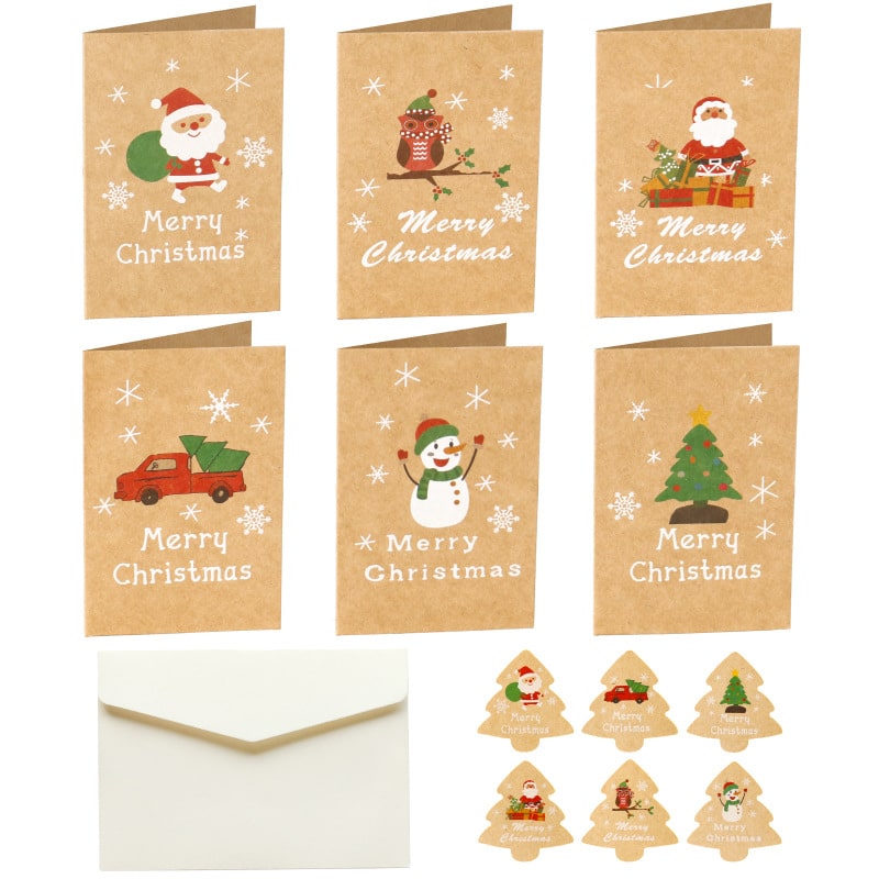 Happy New Year Greeting Cards With Envelope — custom card printing