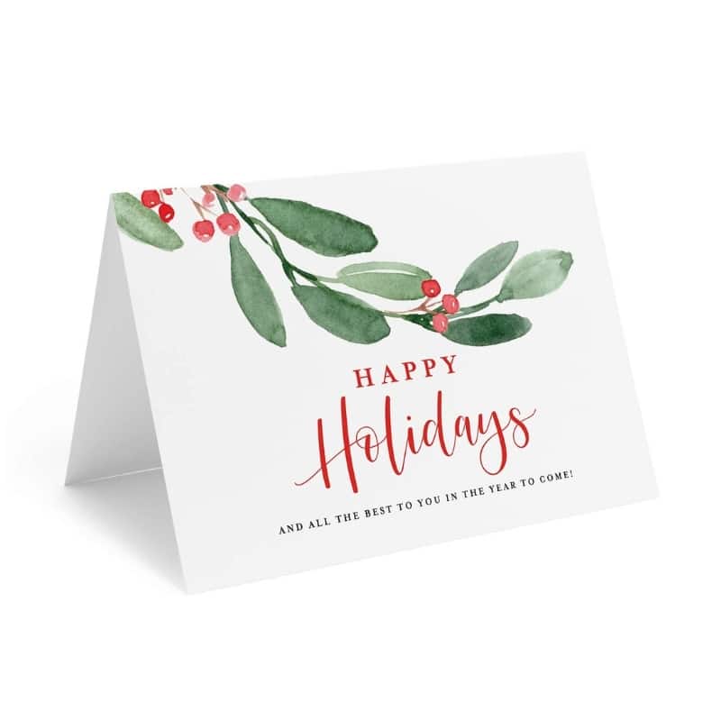 Happy birthday card with envelope — custom card printing