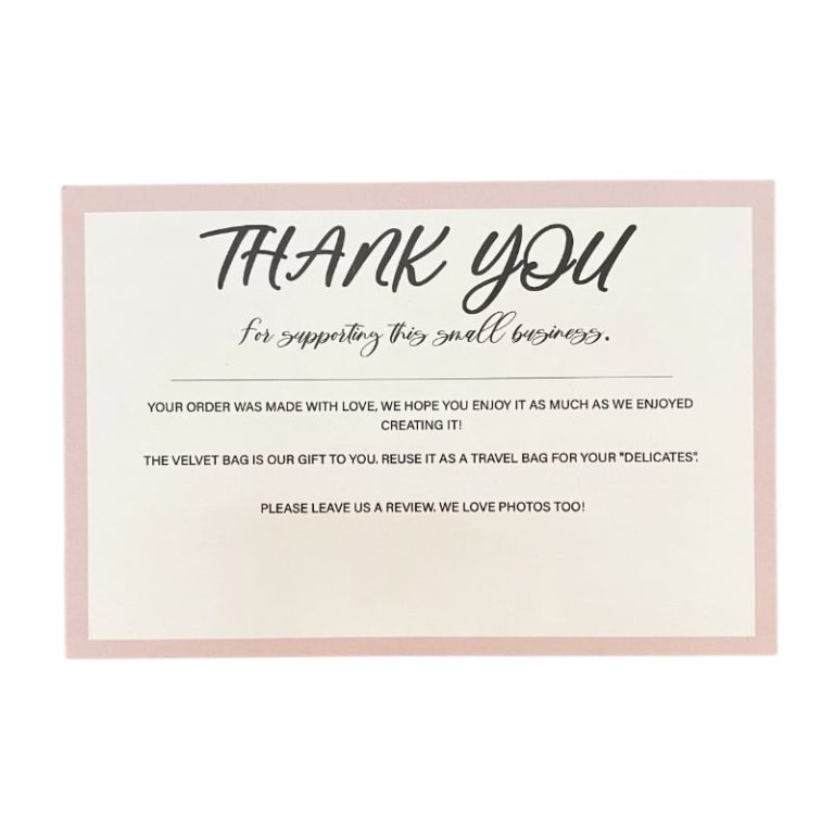 High quality custom business thank you cards — custom card printing