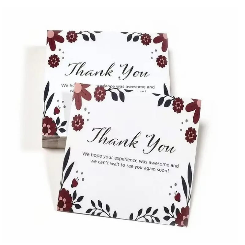 High quality custom business thank you cards view 3