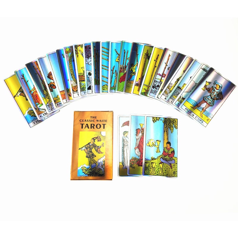 Holographic Tarot Laser Card printing view 3