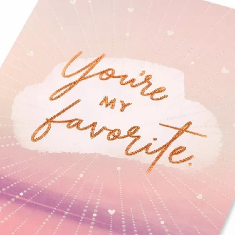 Holographic printing folding birthday card view 3