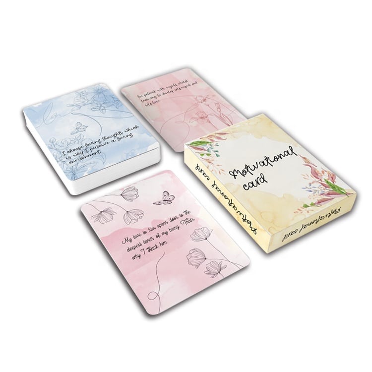 Inspirational Intuitive Quotes Affirmation Card Printing view 4