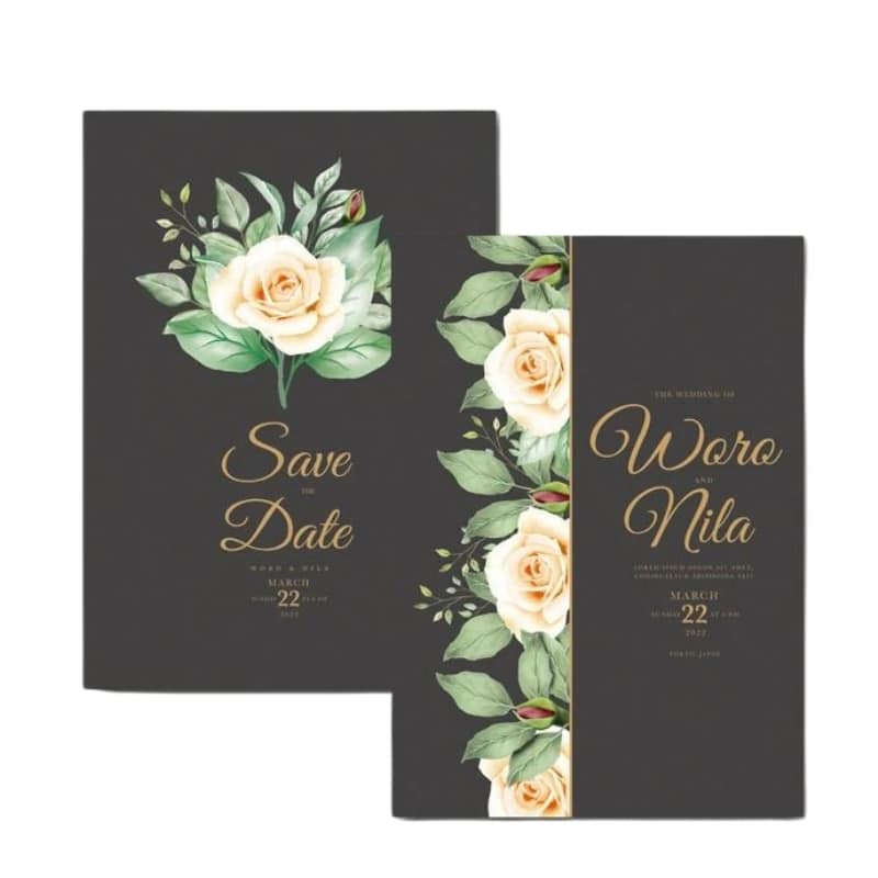 Invitation cards with envelopes view 2
