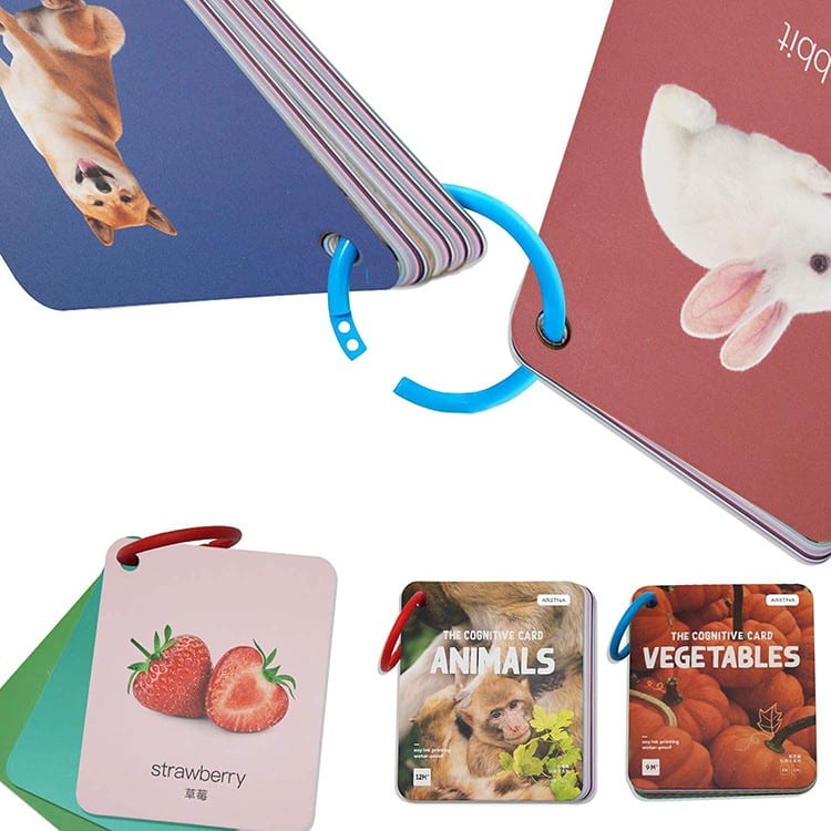 Kids Baby Alphabet Flash Cards printing view 2
