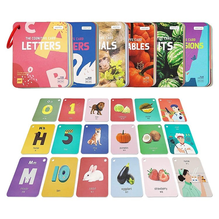 Kids Baby Alphabet Flash Cards printing view 3