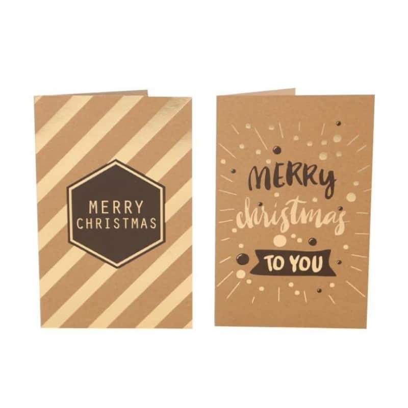 Kraft Paper Christmas Card view 4