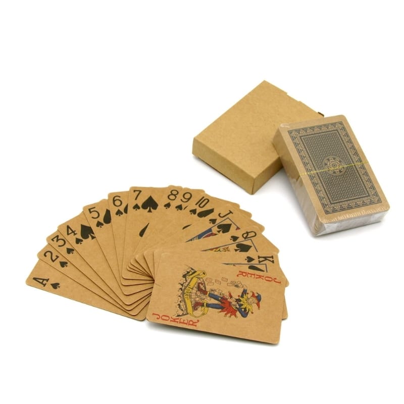 Kraft Playing Cards — custom card printing