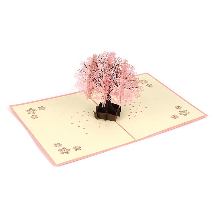 Laser Cut Handmade 3D Pop Up Greeting Cards view 2