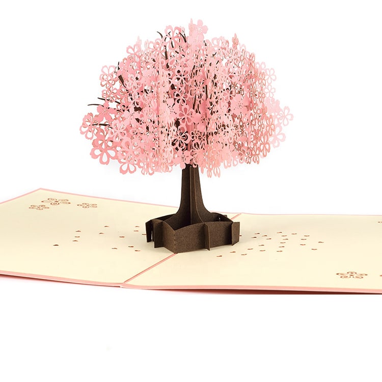 Laser Cut Handmade 3D Pop Up Greeting Cards view 4
