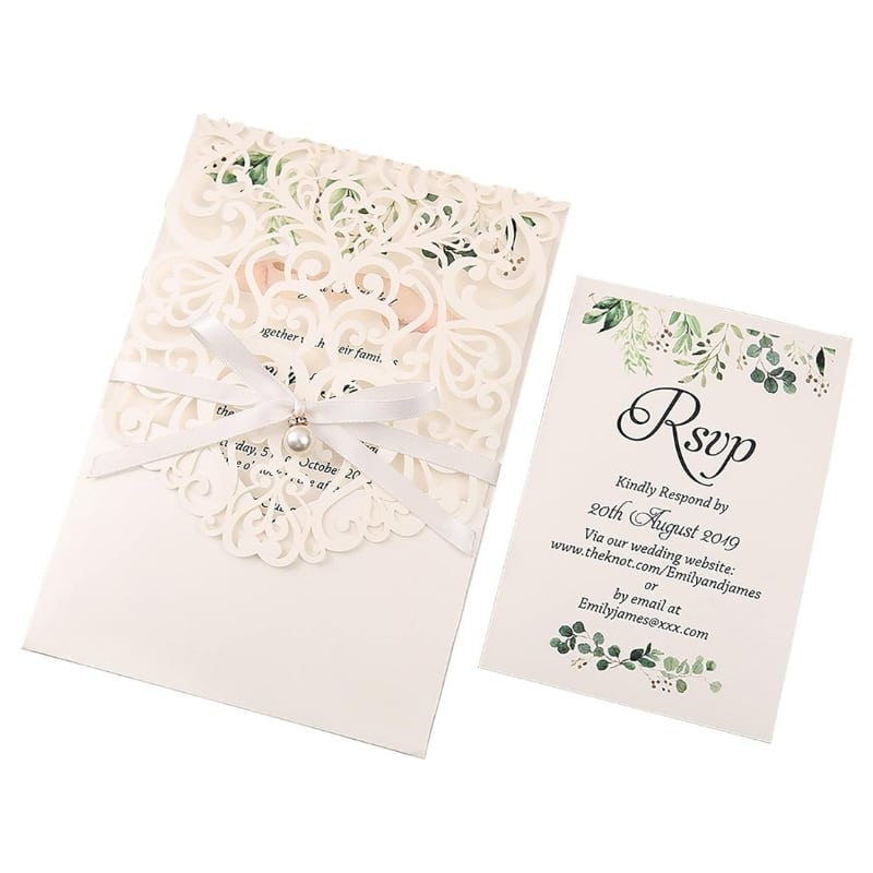 Laser cut anniversary cards view 4