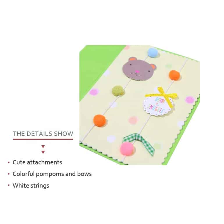 Lovely Toy Congrate New Baby Cards printing view 2