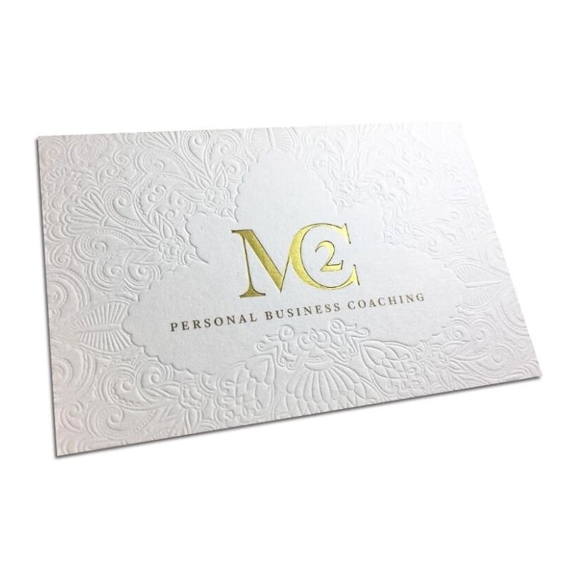 Luxury Custom Paper embossing Cards — custom card printing