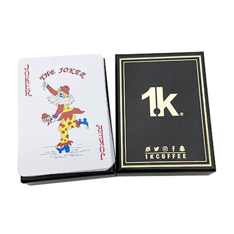 Luxury Shinning playing cards — custom card printing