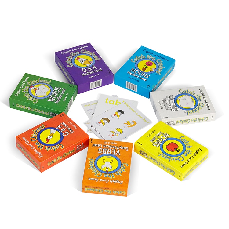 Maths English Study Cards printing — custom card printing
