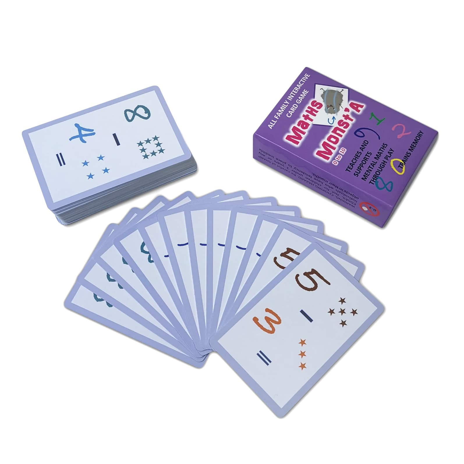 Maths English Study Cards printing view 4