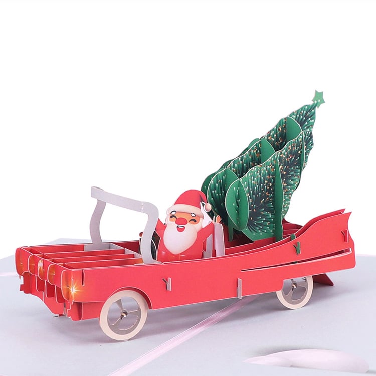 Merry Christmas Greeting Gifts 3D Pop Up cards — custom card printing