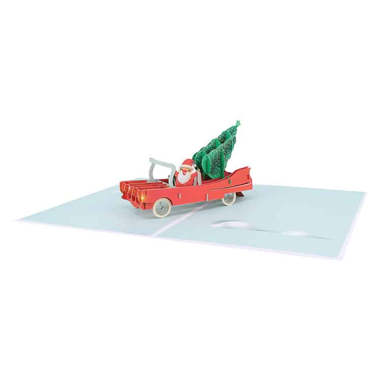 Merry Christmas Greeting Gifts 3D Pop Up cards view 4