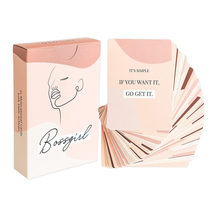 OEM 52 Inspirational Motivational Positive Affirmation Cards — custom card printing