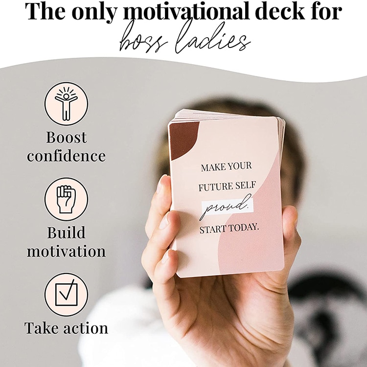 OEM 52 Inspirational Motivational Positive Affirmation Cards view 2