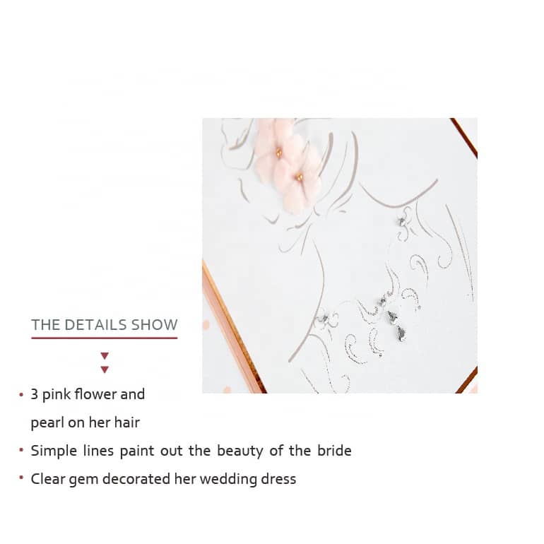 OEM Beautiful Bride Wedding Cards view 2