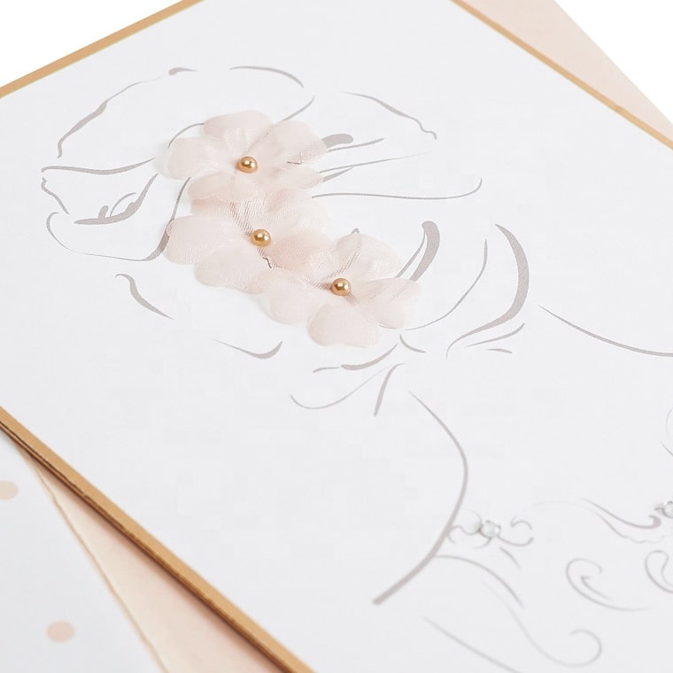 OEM Beautiful Bride Wedding Cards view 3