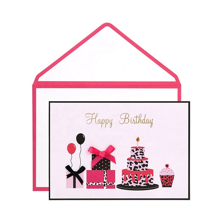 OEM Girl Handmade Birthday Card — custom card printing
